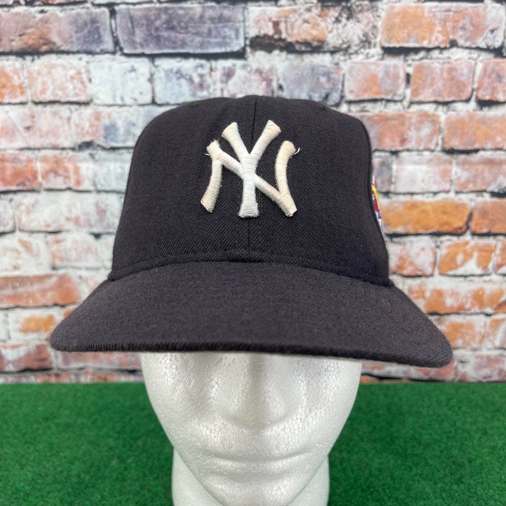 New Era 59FIFTY NY Yankees 1999 World Series Fitted Hat Size 7 Navy Wool USA